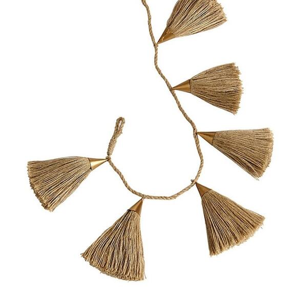 Ballard Designs Natural Oversized Tassel Garland - Picture 5 of 5